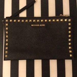 Michael Kors Studded Clutch Purse